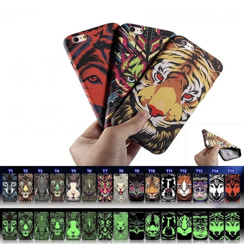 Color lion Case iPhone X XS XR iPhone 12 iPhone 8 Plus Samsung S6 Samsung Note 20 Note 9 Note 10 Plus Samsung S10 Samsung S9 Protective case
