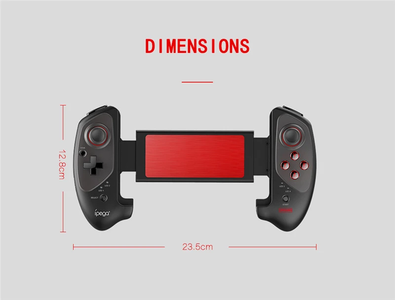 Ipega PG 9083s pubg bluetooth gamepad telescópico