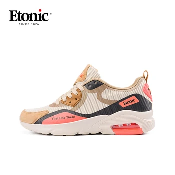 

ETONIC Summer Sneakers Air Cushion Sport Running Shoes Men Fitness Walking Shoes Breathable Light Anti-skid Trainers Big Size 44