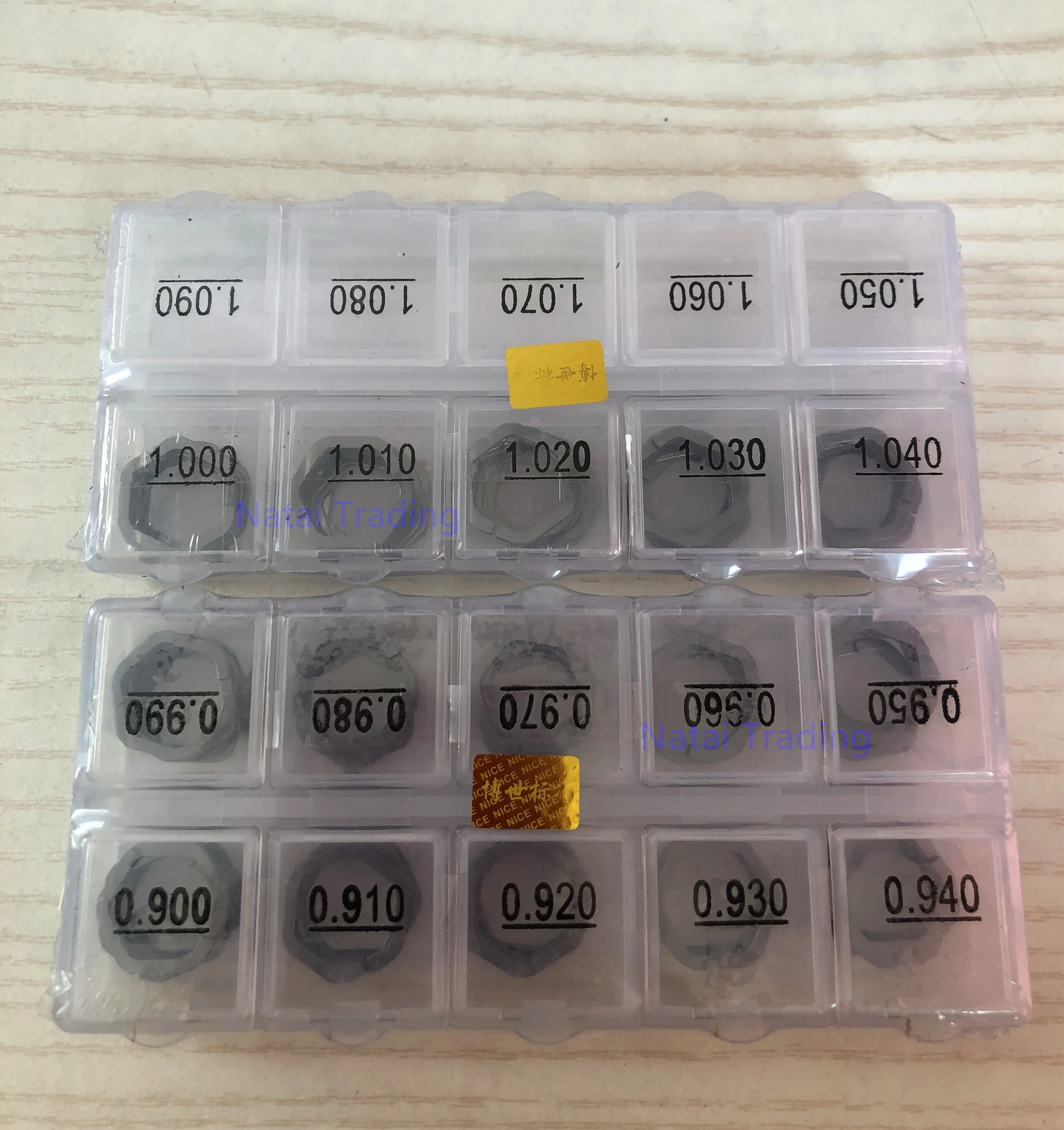 for Siemens Armature lift adjusting shim 0.9-1.04 common rail piezo injector gasket diesel injector washer repair tools