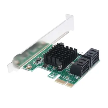 

Cards Adapter PCIE SATA 3.0 PCI-E SATA Card PCI E PCI Express SATA Controller 6-Ports SATA3 PCIE X4 Expansion Card