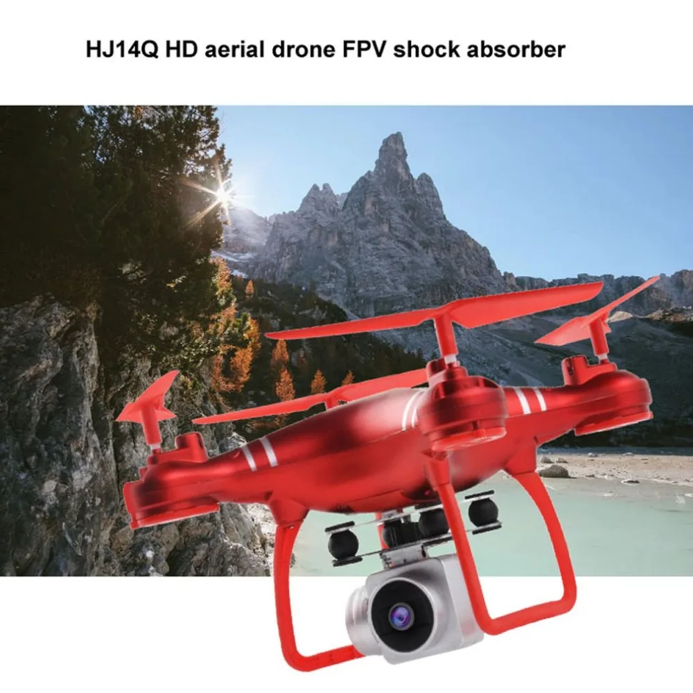 HJ14Q fpv-камера на дроне RC Квадрокоптер видео высота с 3 батареей 2,4 ГГц 4 канала 6 оси Радиоуправляемый Дрон