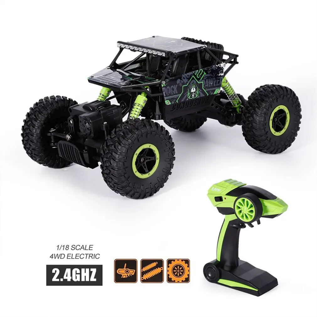 Дети 2 4 ГГц RC автомобиль 4WD Рок Гусеничный ралли скалолазание 4x4 двойные двигатели