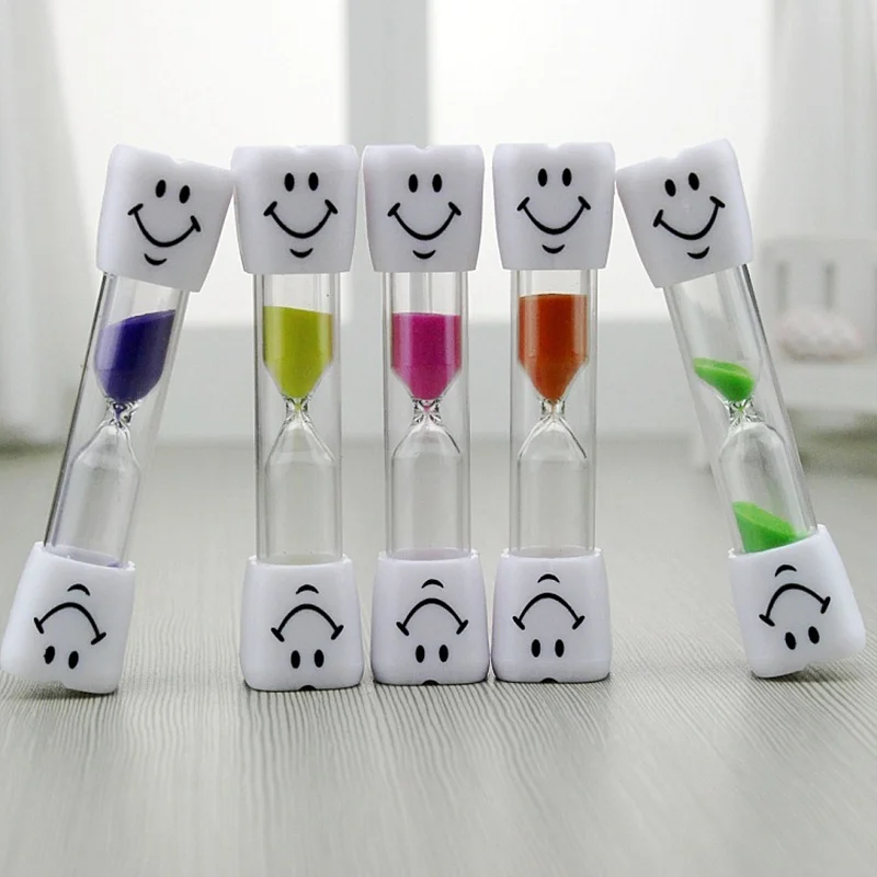 Brushing Cooking Timer Children Home Smiling Face Kids Decor Minutes Sands Game Teeth Hourglasses Clocks Toys Sandglass | Дом и сад