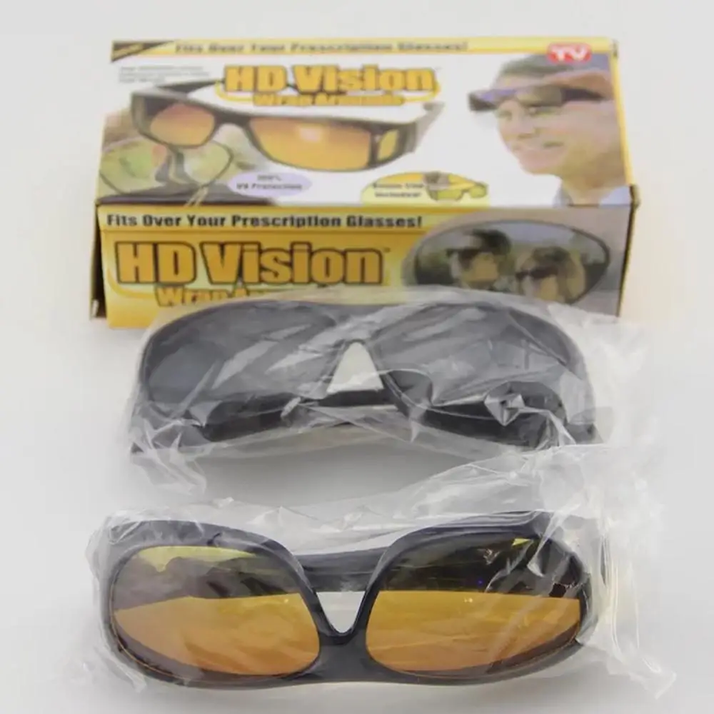 Hd Vision wrap Arounds Tv солнцезащитные очки многофункциональные очки ночного видения съемные солнцезащитные очки