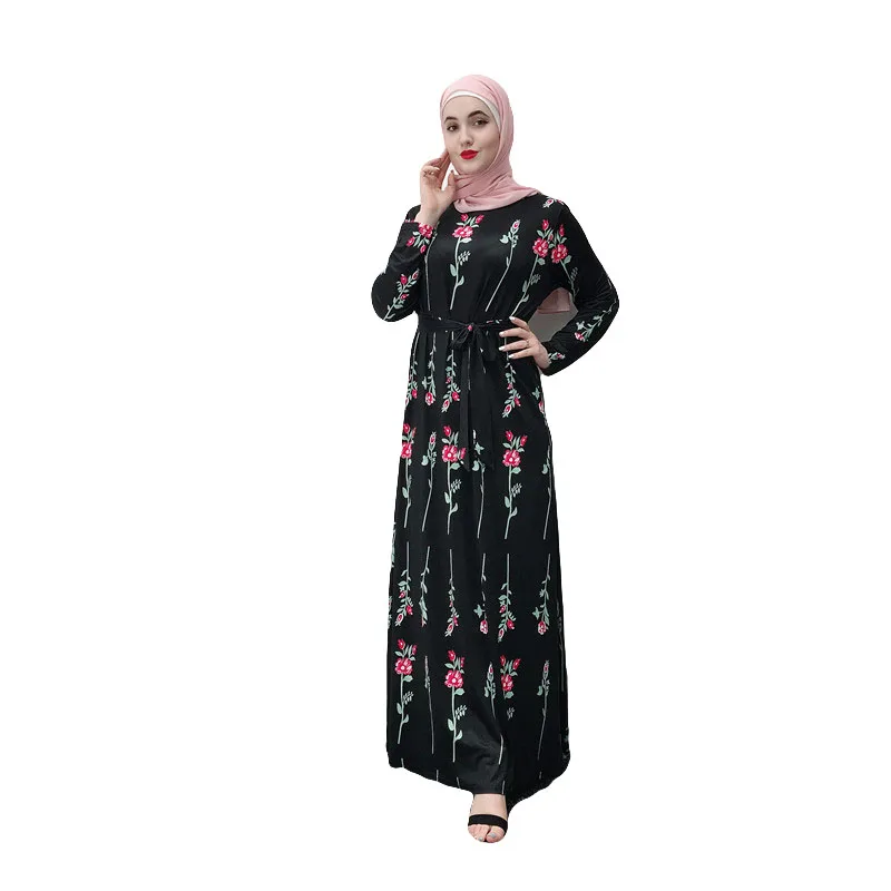 Vestidos Arabes летний кафтан абайя мусульманская одежда для Дубай Кафтан хиджаб женские мусульманские платья Рамадан Caftan Robe