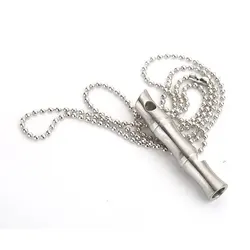 1/3Pcs Outdoor Camping Ultra Lightweight High Decible Whistle With Chain Survival  Emergency Cheerleading Sports Whistle