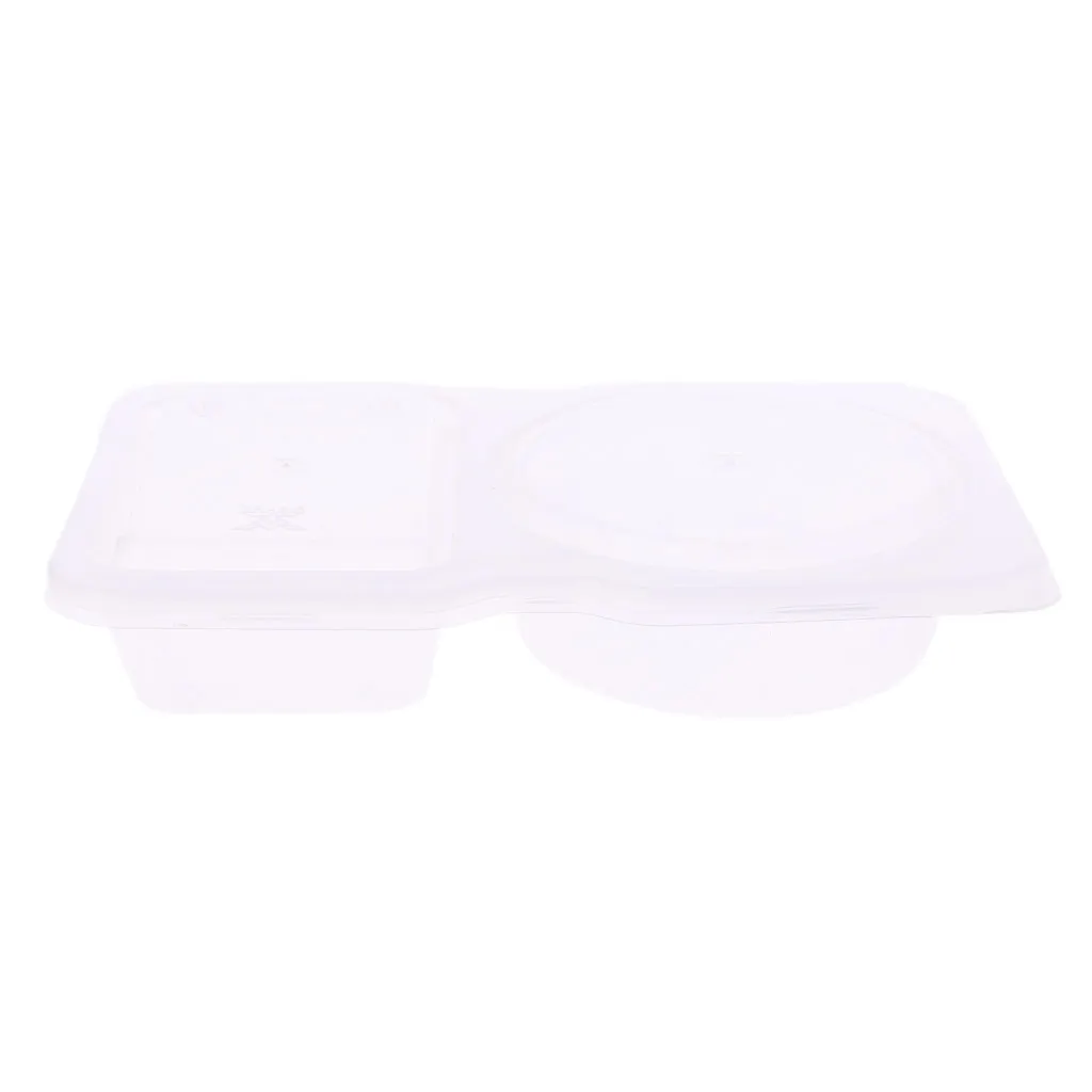 

Drop Ship 140ml Clear Plastic Sauce Chutney Cups Food Container Slime Storage Box Case With Lid