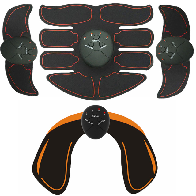 Muscle Stimulator EMS Wireless Buttocks Hip Trainer Abdominal ABS Stimulator Fitness Body Slimming Massager