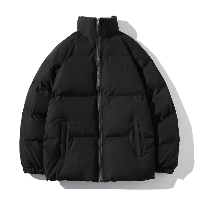 Winter Jacket Men Parkas Thicken Warm Coat Mens Stand Collar Jackets Solid Color Parka Coat Women Fashion New Streetwear 5XL D1