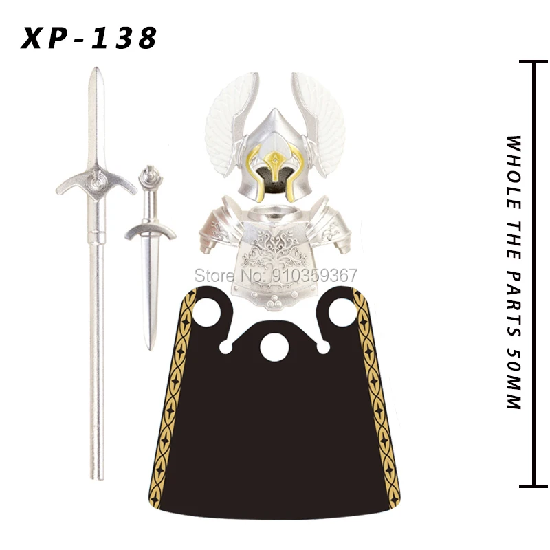 Single Sell Koruit Medieval Knights Uruk-hai Noldo Elves Gondor Warrior Dwarf Building Block Accessories Toys For Kid Building Blocks Construction Blocks