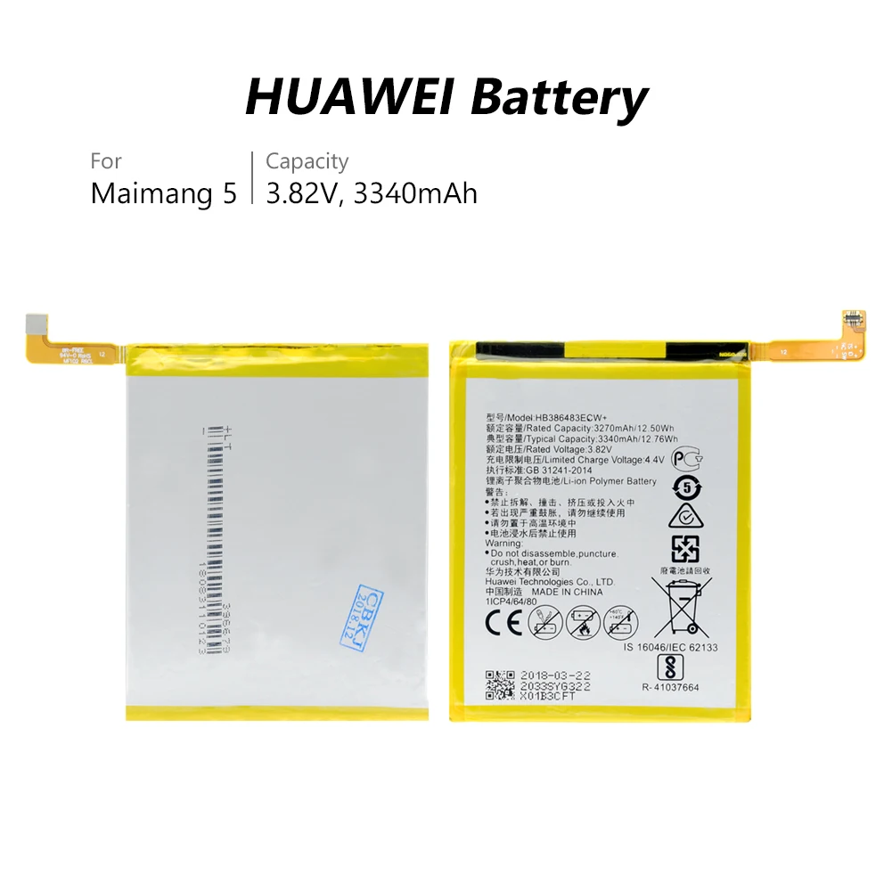 HB386483ECW+ аккумулятор для телефона huawei G9 Plus Nova Plus Maimang 5 Honor 6X Li-Po литий-полимерная аккумуляторная батарея+ Инструменты