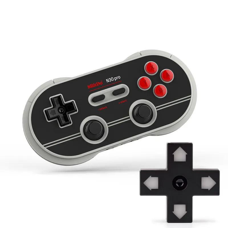8BitDo N30 Pro2 Bluetooth геймпад беспроводной контроллер Mit джойстик Schalter для переключения пара Windows macOS Android Raspberry PI - Цвет: With cross hub