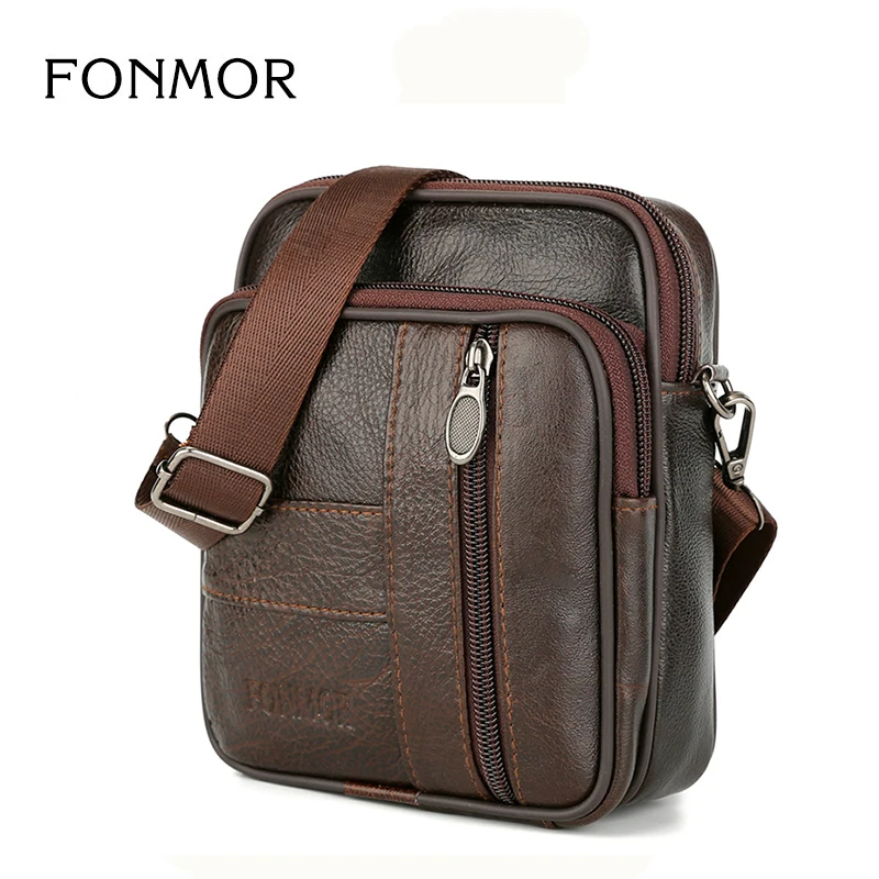 Новый фирменный дизайн 2020 натуральная кожа сумка мессенджер для мужчин