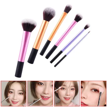 

6 Pcs/set Women Makeup Brushes Eyeliner Powder Contour Foundation Concealer Brush Kit Cosmetic Tools