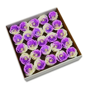 

25pcs Soap flowers Hand-made rose Manufacturers direct soap flower gift box Christmas and valentine's day gifts