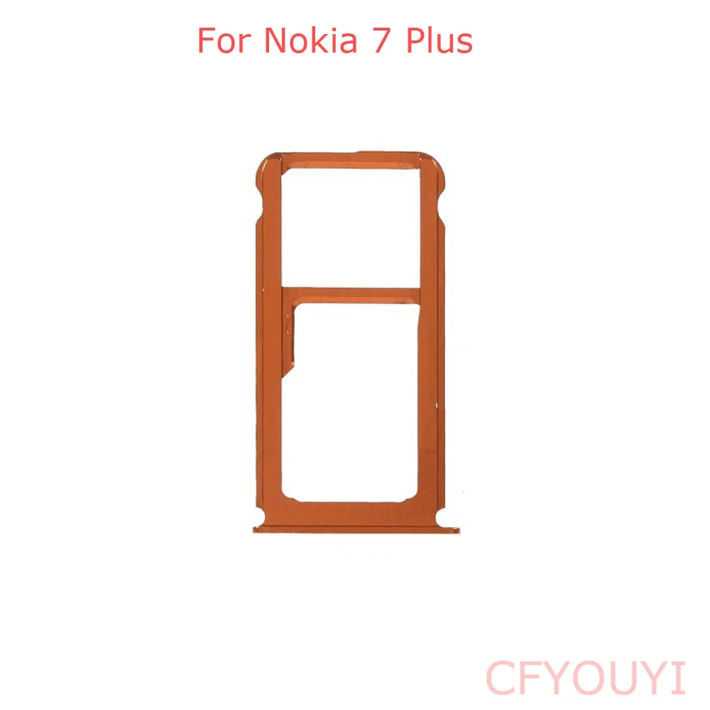 

Для Nokia 7 plus 7 + TA-1049 1055 1062 2 SIM-карты лоток держатель Слот Запасная часть