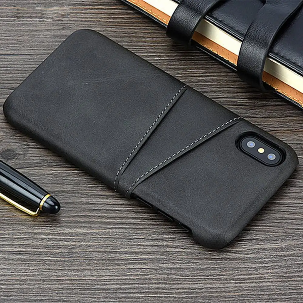 

Luxury PU Leather Phone Case For iPhone 7 Slim Wallet Card Holder Back Cover For iPhone 11 Pro Max XSMAX XR XS X 8 7 6 6S Plus