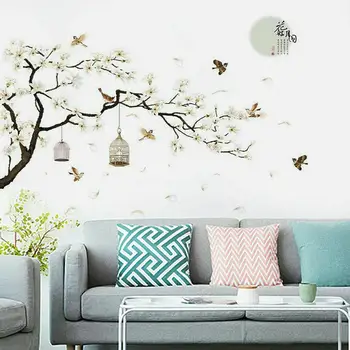 

Removeble Blossom Flower Tree Branch PVC Art Wall Sticker Decal Home Bedroom Office Decor