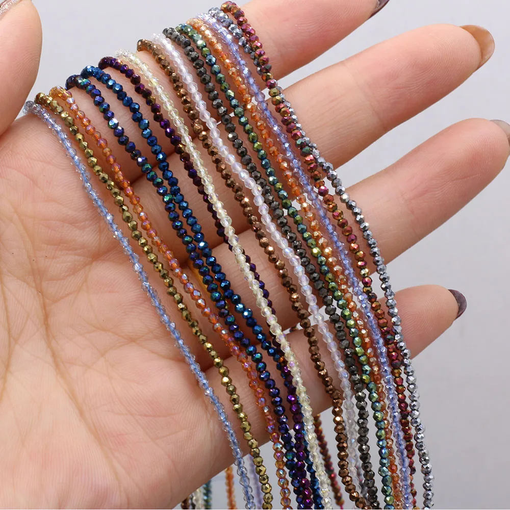 aliexpress.com - 2mm Natural Stone Spinel Beads Small Faceted Shiny Crystal Bead for Jewelry Making Diy Necklace Bracelet Accessories 15inch