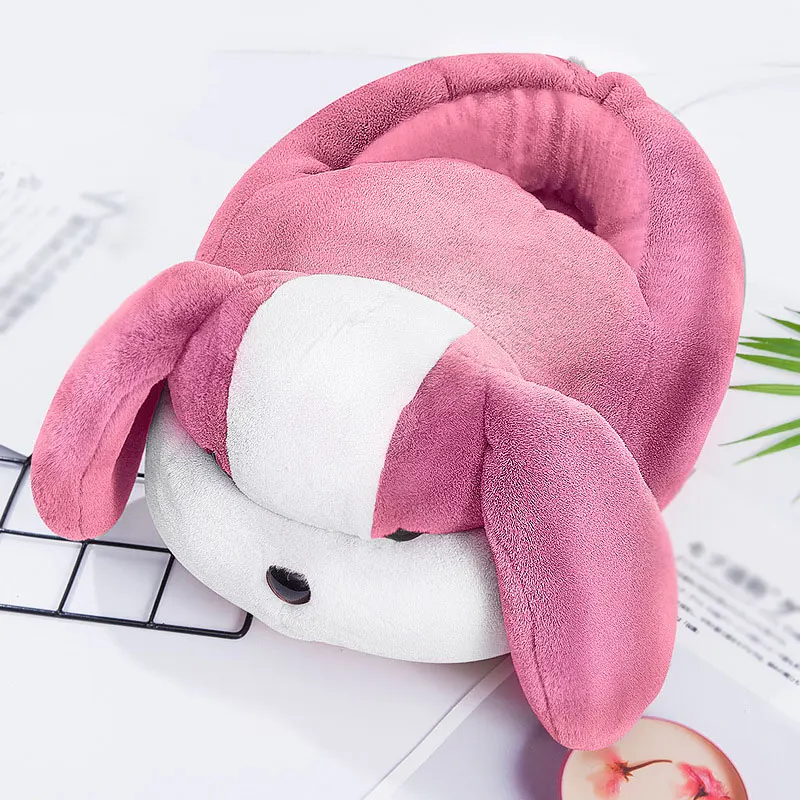 Тёплый коврик для ног 220v электрический теплый коврик для ног Kawaii Мультфильм в форме животных Зима утолщаются Отопление ноги тапочки товары для дома и офиса - Цвет: dog
