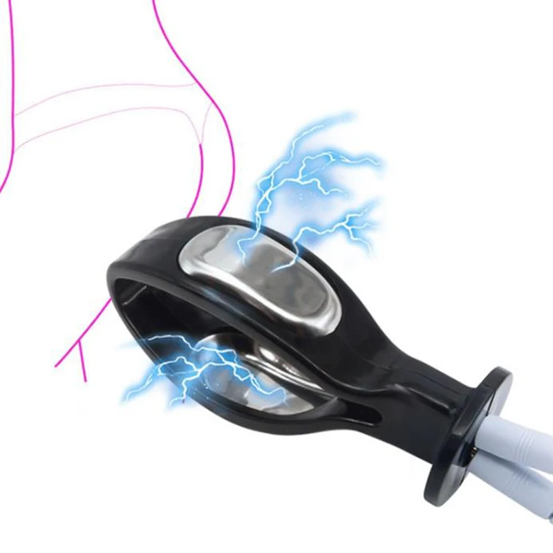 Электрошоковый Анальная влагалищная пробка мастурбатор медицинская