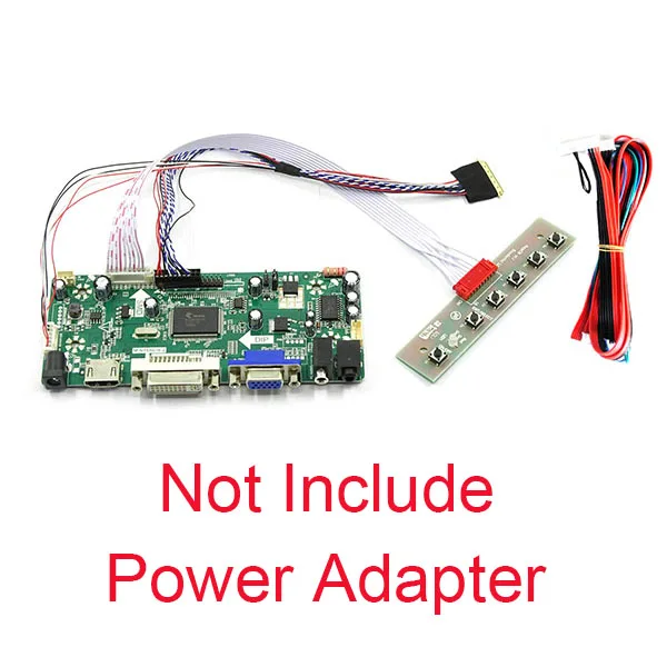 HDMI+ DVI+ VGA ЖК-плата контроллера+ адаптер питания для 1920X1200 LM240WU2-SLB2 - Цвет: IND-LM240WU2-SLB2-BO