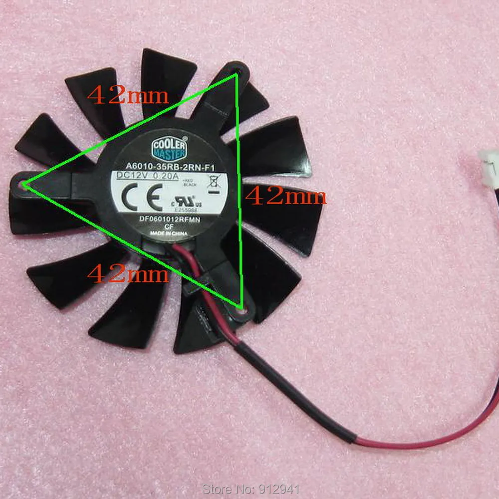 Кулер для видеокарты R08 CoolerMaster DF0601012RFMN сменный вентилятор охлаждения VGA 42 мм 12 В 0 20