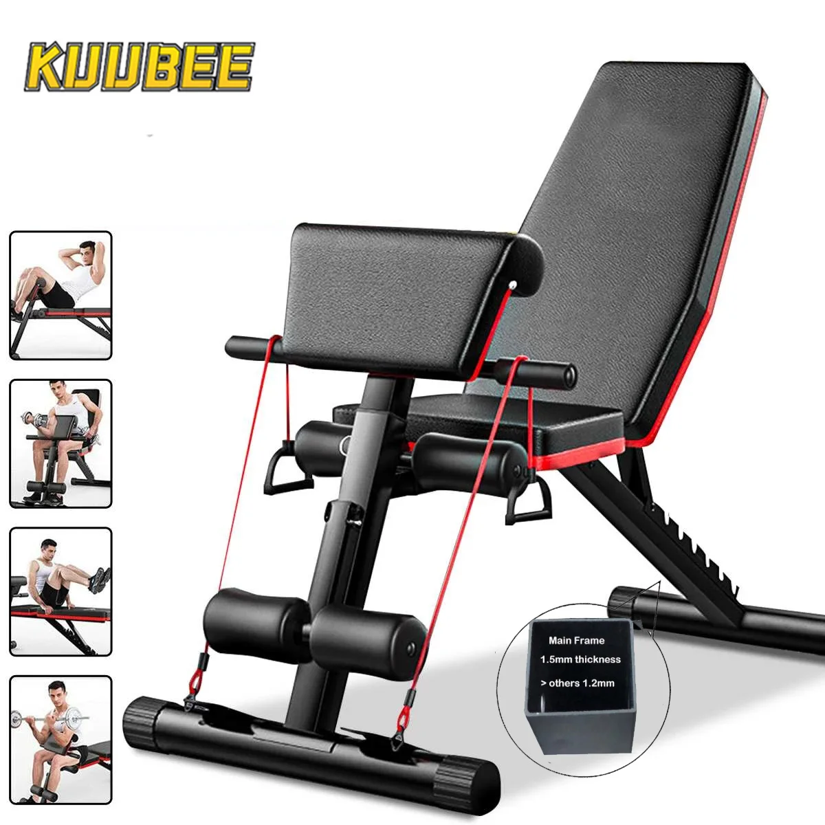 Sit ups Dumbbell bench equipment home male auxiliary multifunctional
