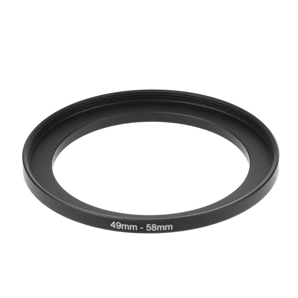 2020 New 49mm To 58mm Metal Step Up Rings Lens Adapter Filter Camera Tool Accessories