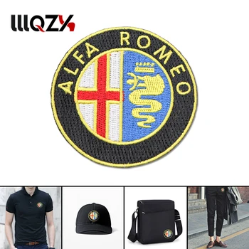 

Car styling for clothing stickers fabric Applique Patch embroidery for Alfa Romeo Giulietta spider GT Giulia Mito 147 156 159
