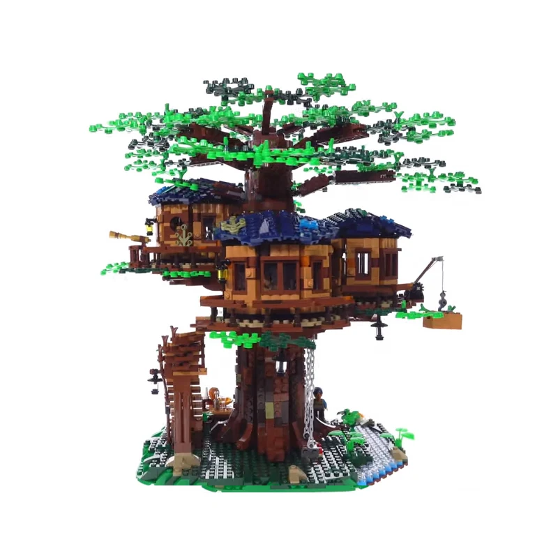 Price New Lepinblocks Tree House 3117pcs Compatible Idea Series 21318 Building Blocks Bricks Educational Toys Birthdays Christmas Gift