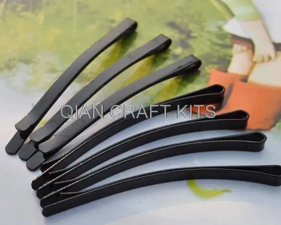 Набор из 100 шт прочных металлических зажимов для волос черные зажимы заколки