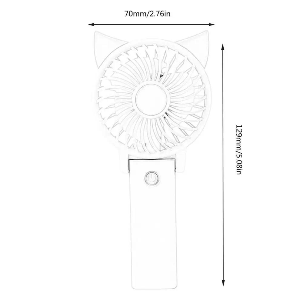 Мини-портативный вентилятор персональный портативный Настольный вентилятор с батарейным охлаждением складной электрический вентилятор для офисной комнаты на открытом воздухе