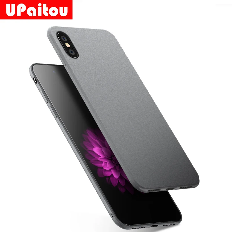 UPaitou Case for iPhone 12 11 Pro Max XS XR X Anti Fingerprint Soft Silicone Matte Ultra Slim Thin TPU Cover |