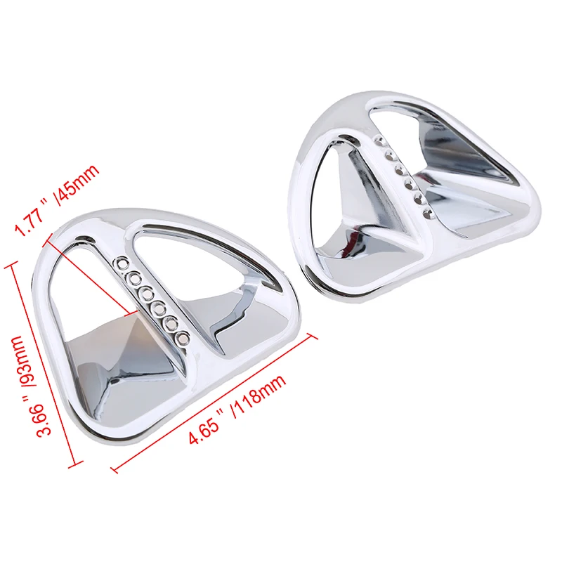 Обтекатель POSSBAY для мотоцикла украшение воздухозаборника Honda Goldwing GL1800 2001 2002 2003 2004