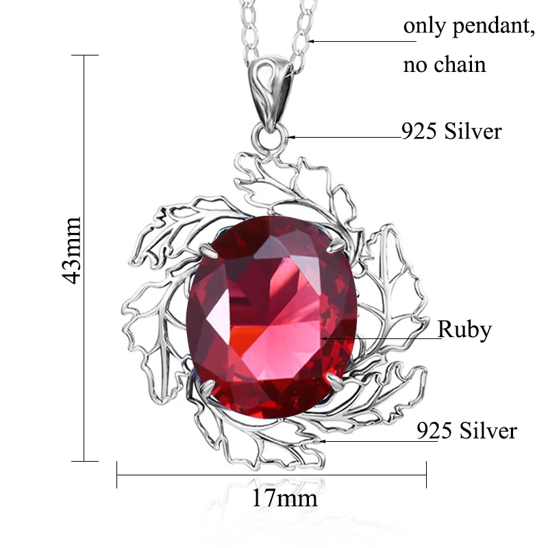 SzjinAo Fashion Round Aquamarine Pendant Solid 925 Sterling Silver Fine jewelry For Women Unique March Birthstone Pendants