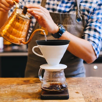 

2 Pcs Silicone Coffee Filter Reusable Coffee Funnel Practical Coffee Strainer Food Grade Silicone Coffee Funnel Coffee Filter