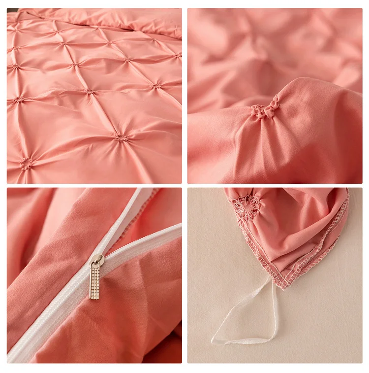 Роскошный пододеяльник queen King size Pinch Pleat Brief, постельные комплекты, пододеяльник, наволочки для подушек, для спальни, 220x240, пододеяльник, белый