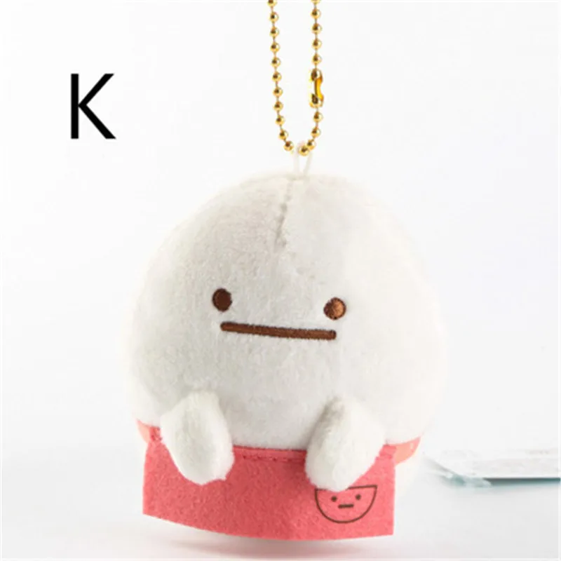 7 см Sumikko Gurashi плюшевая игрушка маленькая подвеска Peluche мягкие животные куклы игрушки Детский подарок Juguetes брелок подвеска - Color: K