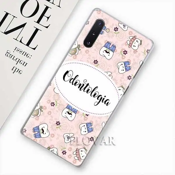 Dentist Teeth Tooth Phone Cases for Samsung Galaxy Note 10 S10 Plus 5G S10e A30 A40 A50 A60 A70 M40 Hard Cover Coque - Цвет: 006