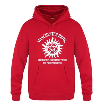 

Hoodies Men Supernatural Printed Mens Hoodie Fleece Long Sleeve Skate Men's Sweatshirt Tracksuit Winter Male Pullovers Moletom