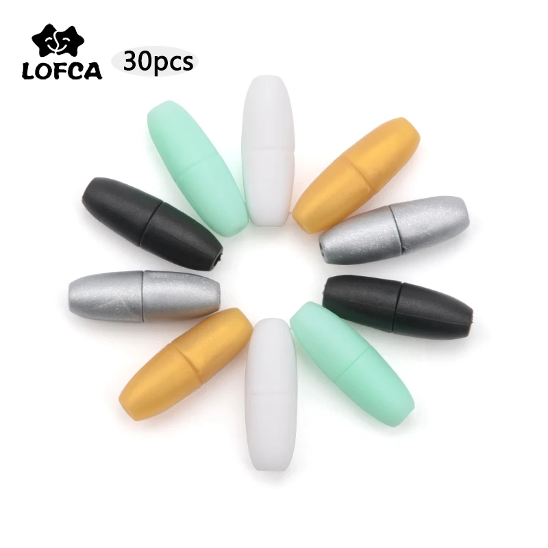 LOFCA 30pcs Baby Teether Plastic Breakaway Clasps Safety For Teething Necklace Magnetic Clasp Pacifier making | Мать и ребенок