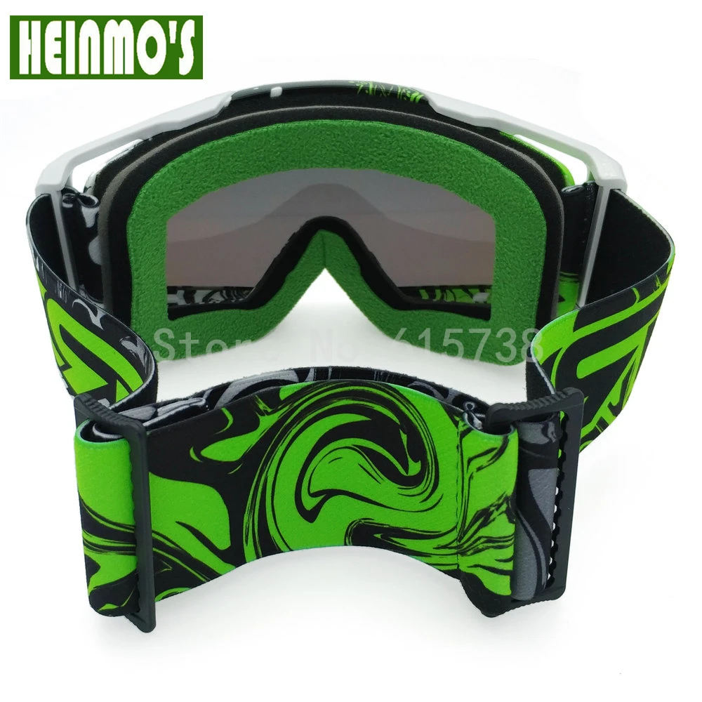 Новейшие Красочные винтажные очки для мотокросса с УФ защитой мотокросса|motocross