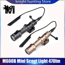 Элемент Softair Surefir M600B мини-светильник для разведчика Тактический оружейный светильник softair Lumen высокая яркость дистанционный задний переключатель EX410