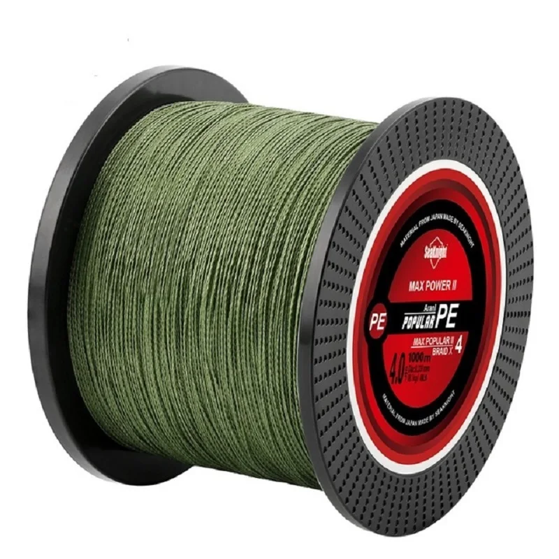 

Seaknight brand 4strands braided fishing line 1000m braided wire PE 8 10 15 20 30 40 50 60LB