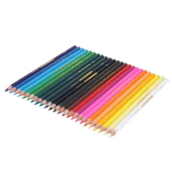 

24 Colors Water Soluble Colored Pencil Artists Graphite Graded Coloured Pencil Painting Gift Box