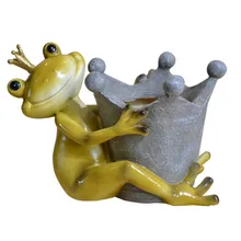Creative Home Decor Room Living Room Garden Balcony Decoration Resin Crafts Frog Flower Pot Garden Decoration M2763