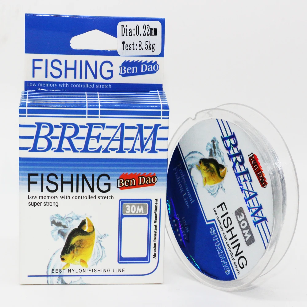 winter line 30M bream fishing line Super Strong Monofilament nylon Japanese Material NYLON Saltwater carp nylon fishing line