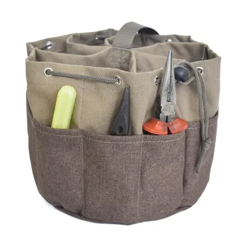 

Bucket Tote Bag Organizer Tool Kit Garden Tool Kits Storage Pocket Organizer Tool Waist Packs Hanging Tool 1PC ZH